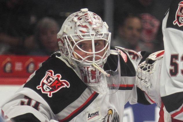 Grand Rapids Griffins goaltender Calvin Pickard