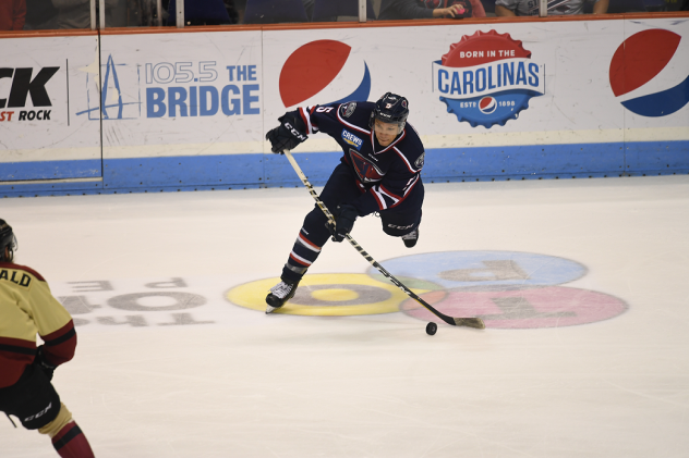 Defenseman Cameron Heath with the South Carolina Stingrays