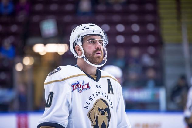 Newfoundland Growlers forward Zach O'Brien