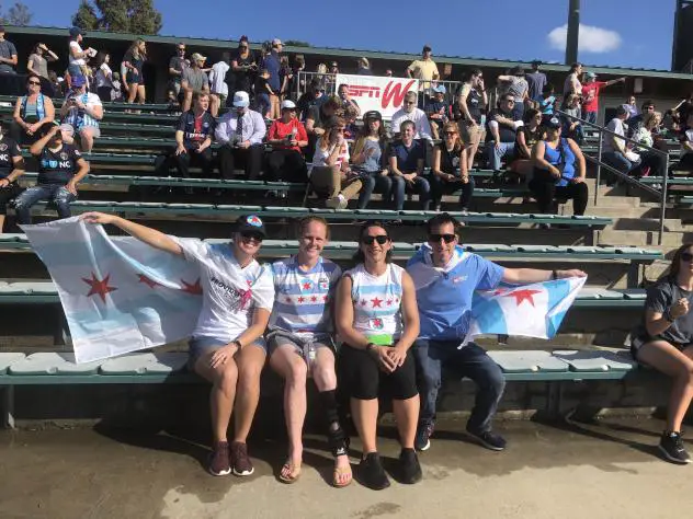 Chicago Red Stars fans at the NWSL Championship Game