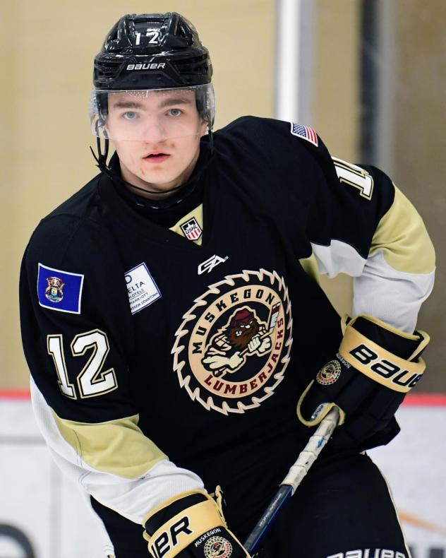 Muskegon Lumberjacks forward Alex Konovalov