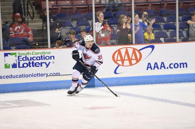 South Carolina Stingrays forward Stephane Legault
