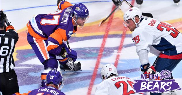 Orlando Solar Bears faceoff