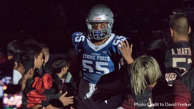 San Diego Strike Force defensive end Robert Caldwell Jr.