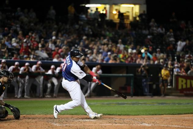York Revolution catcher Isaias Tejeda