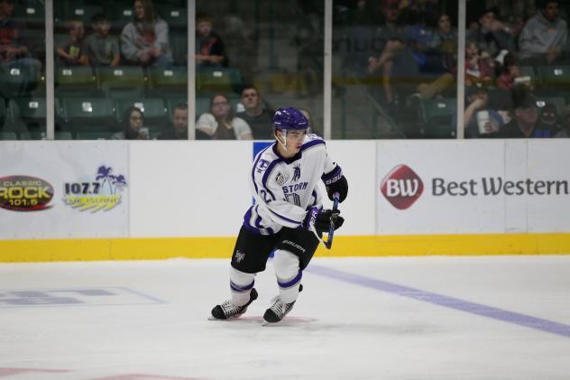 Tri-City Storm forward Nick Portz