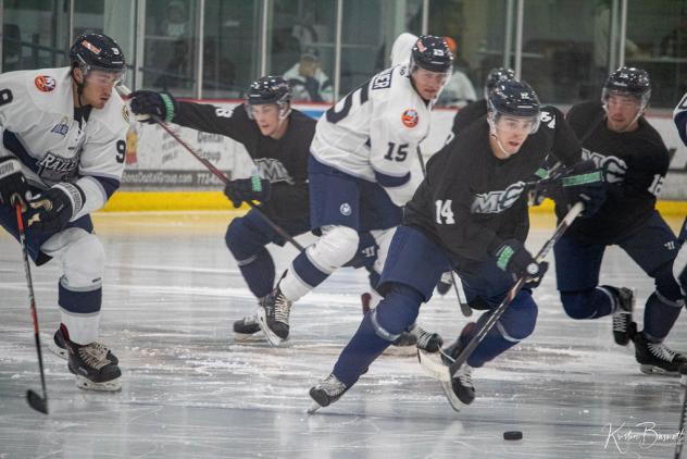Maine Mariners forward Ted Hart (14)