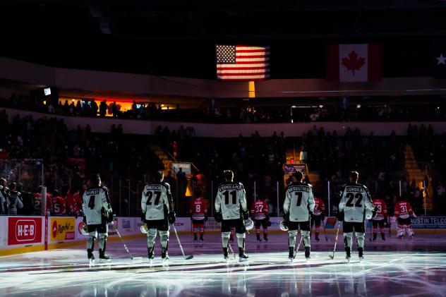 Texas Stars during the National Anthem