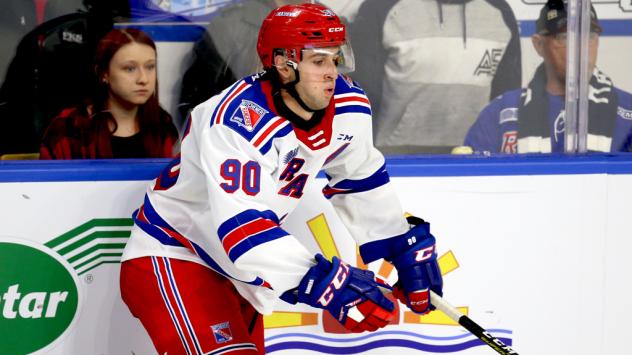 Kitchener Rangers center Liam Hawel
