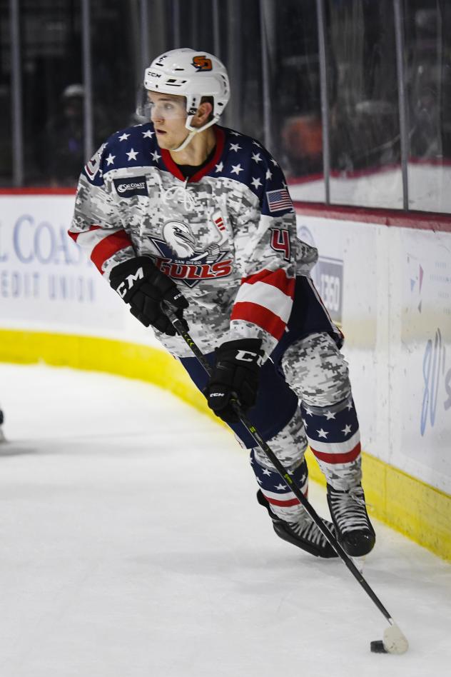 San Diego Gulls defenseman Brendan Guhle