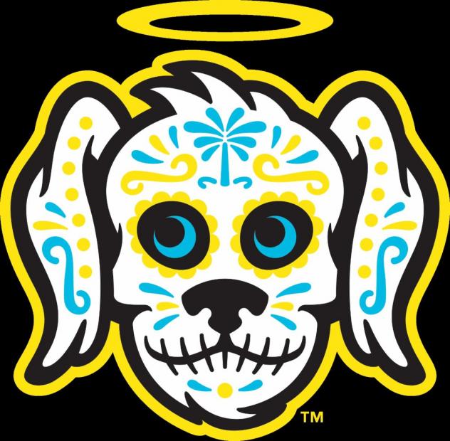 Charleston RiverDogs' Perros Santos logo