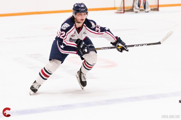 Forward Nikita Krivokrasov with the Tri-City Americans