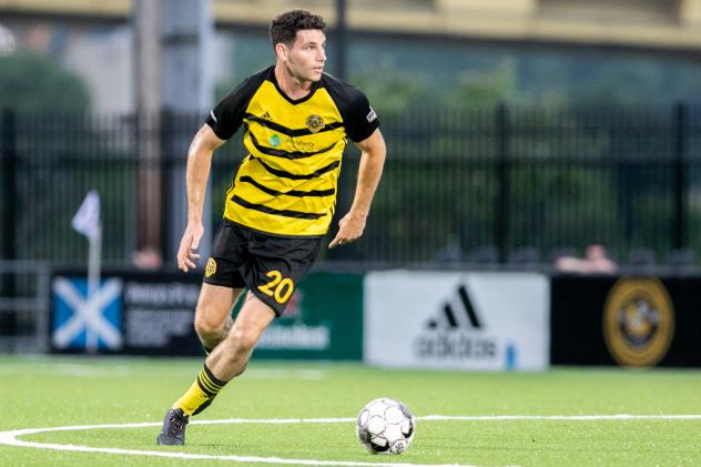 Pittsburgh Riverhounds SC center back Joe Greenspan