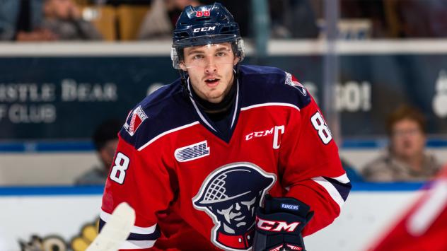 Kitchener Rangers centre Greg Meireles