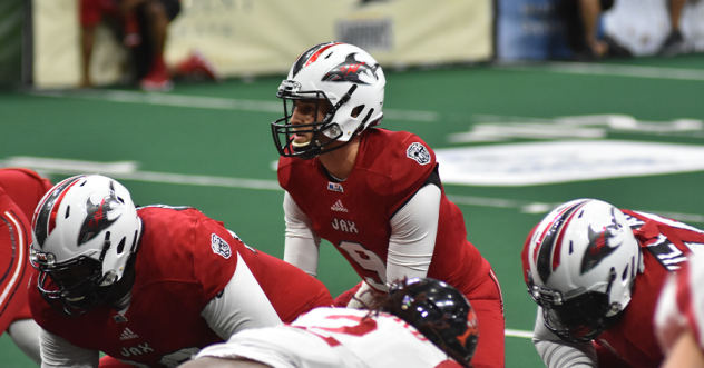 Jacksonville Sharks quarterback Mike Fafaul
