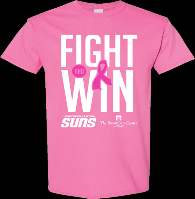 Northern Arizona SunsBreast Cancer Awareness Night t-shirt