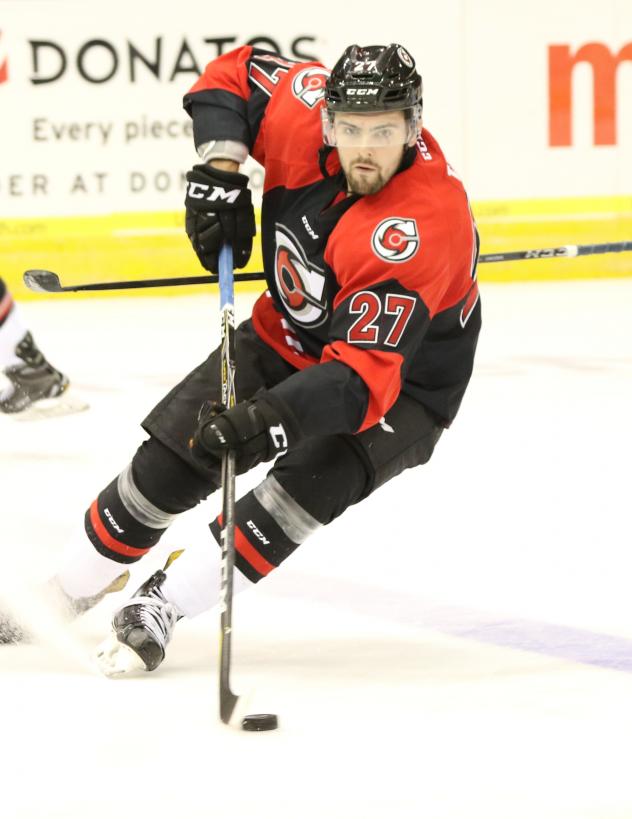 Forward Brady Vail with the Cincinnati Cyclones