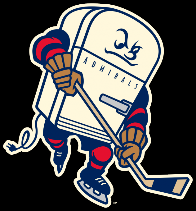 Milwaukee Admirals refrigerator logo