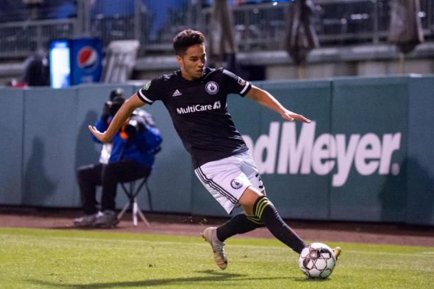 Tacoma Defiance midfielder Shandon Hopeau