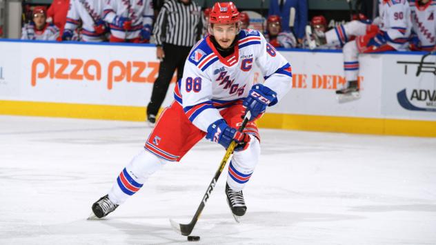 Kitchener Rangers centre Greg Meireles