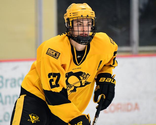 Forward Milan Cermak with the Pittsburgh Penguins Elite youth program