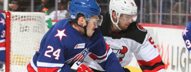 Binghamton Devils battle the Rochester Americans