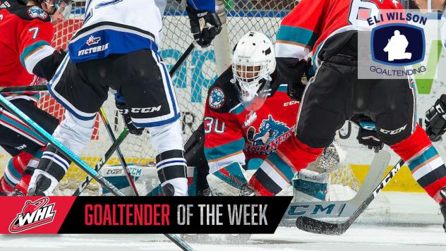 Kelowna Rockets goaltender Roman Basran