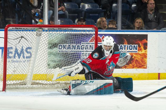 Kelowna Rockets goaltender Roman Basran