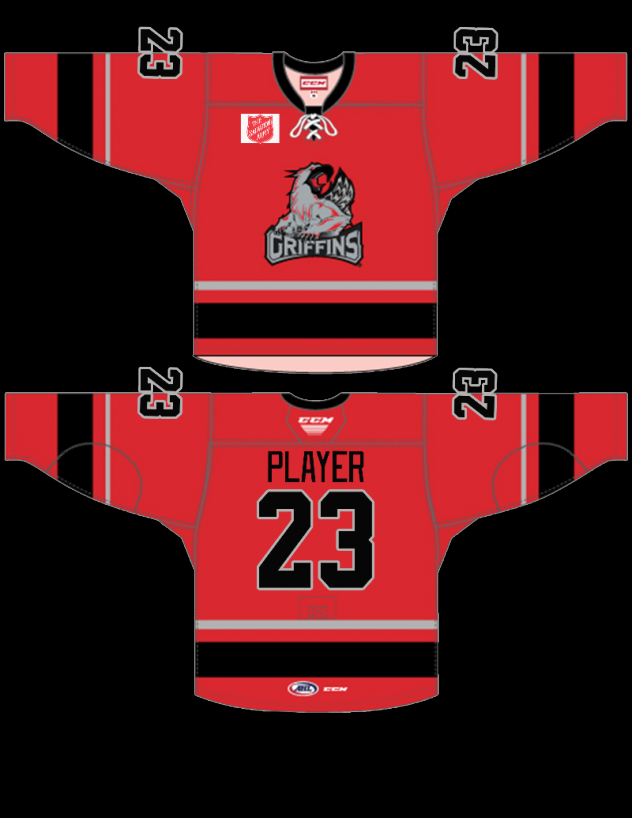 Grand Rapids Griffins Red Kettle jerseys