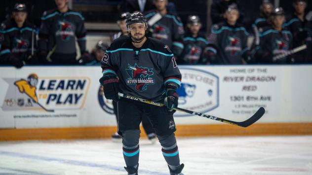 Columbus River Dragons forward Yianni Liarakos