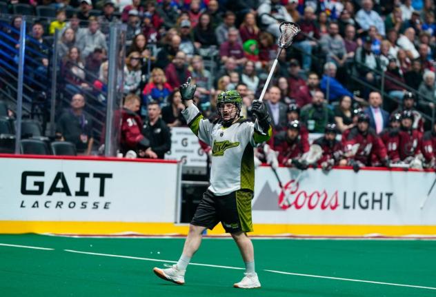 Robert Church of the Saskatchewan Rush in the season opener