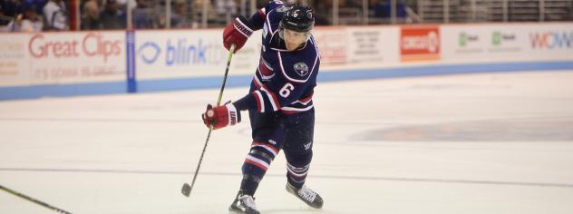 South Carolina Stingrays defenseman Tom Parisi