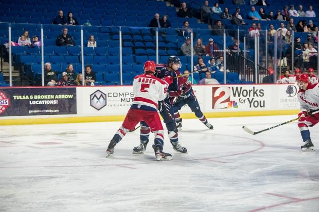 Allen Americans defenseman Jack Sadek