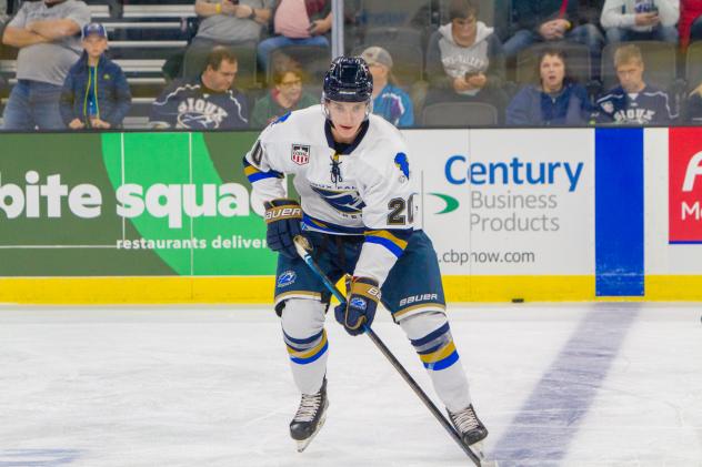 Sioux Falls Stampede defenseman Evan Nause