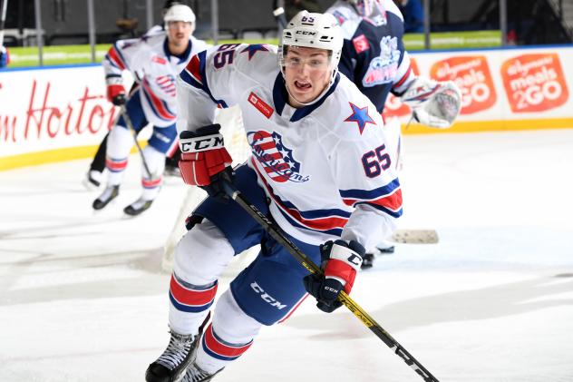 Rochester Americans forward Shaw Boomhower