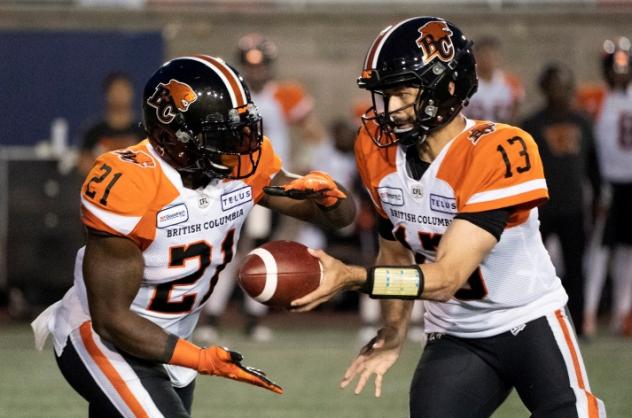 BC Lions running back Brandon Rutley