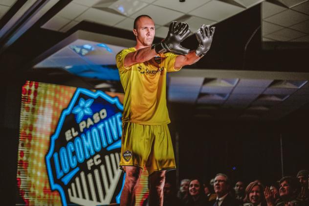 El Paso Locomotive FC yellow goalkeeper Bespoke Jerseys