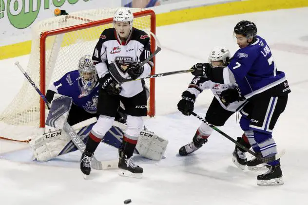 Vancouver Giants left wing Zack Ostapchuk vs. the Victoria Royals