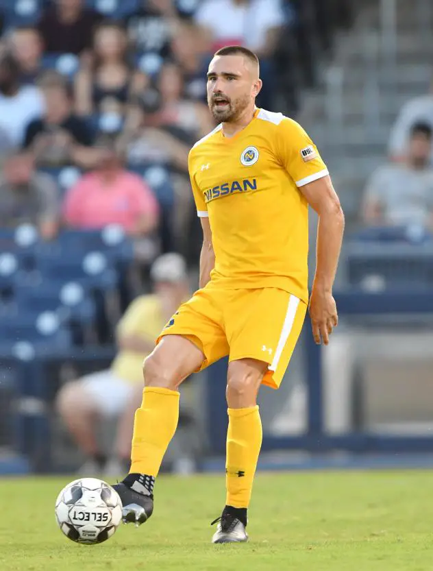 Defender Jimmy Ockford with Nashville City FC