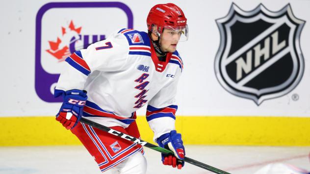 Kitchener Rangers defenceman Axel Bergkvist