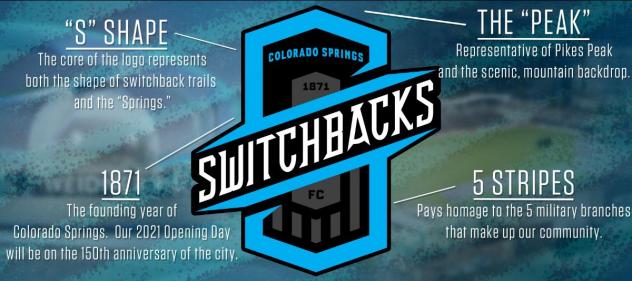 Colorado Springs Switchbacks FC new logo
