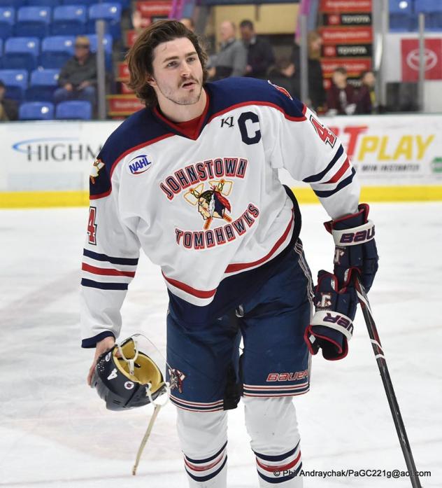 Johnstown Tomahawks defenseman Ethan Webb
