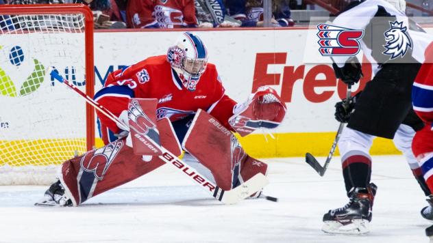 Spokane Chiefs goaltender Lukas Parik