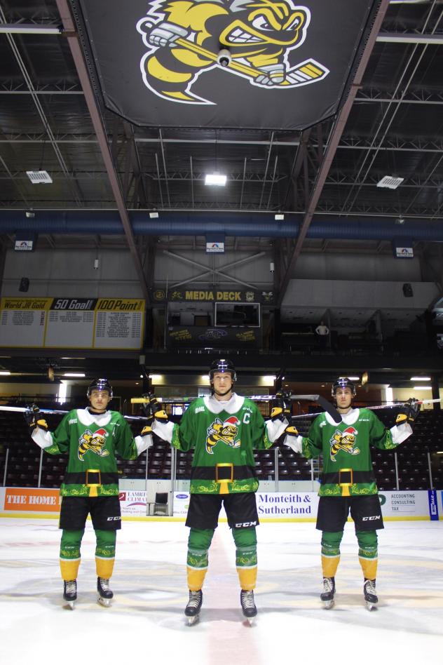 Sarnia Sting Christmas at the Hive jerseys