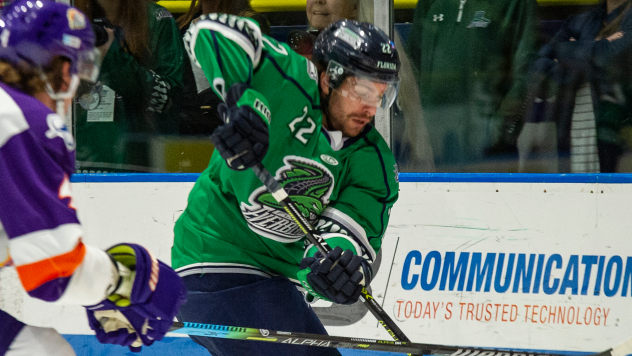 Alex Tonge with the Florida Everblades