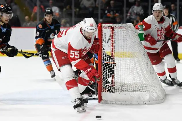 Grand Rapids Griffins right wign Matthew Ford vs. the San Diego Gulls
