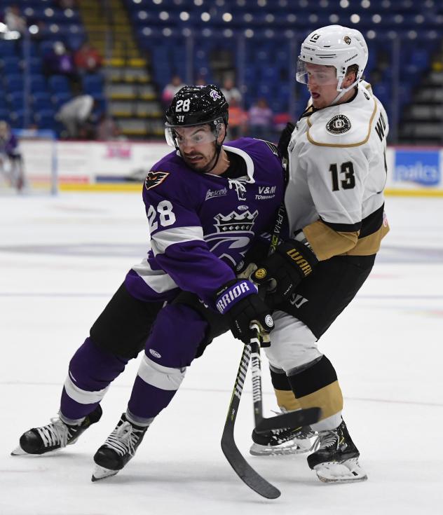 Reading Royals forward Ralph Cuddemi vs. the Newfoundland Growlers