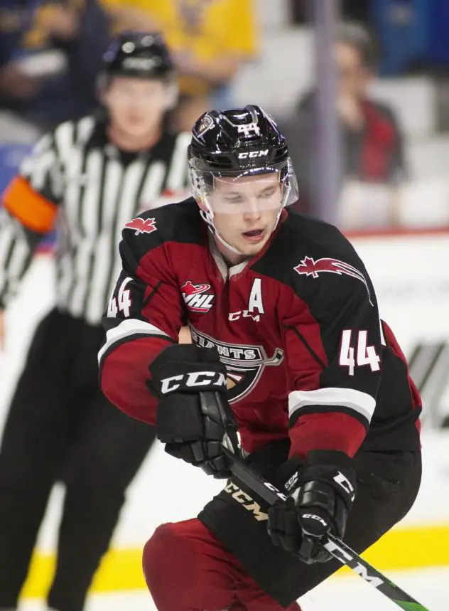 Bowen Byram of the Vancouver Giants