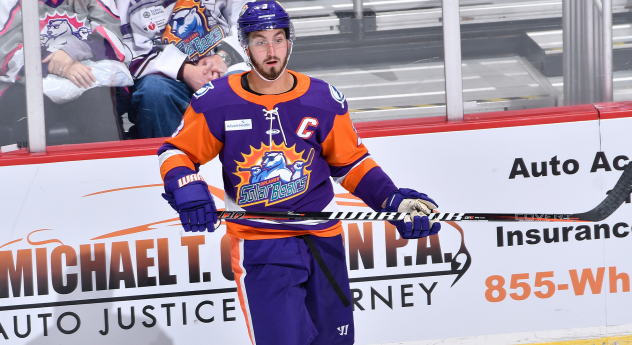 Defenseman Mike Monfredo with the Orlando Solar Bears