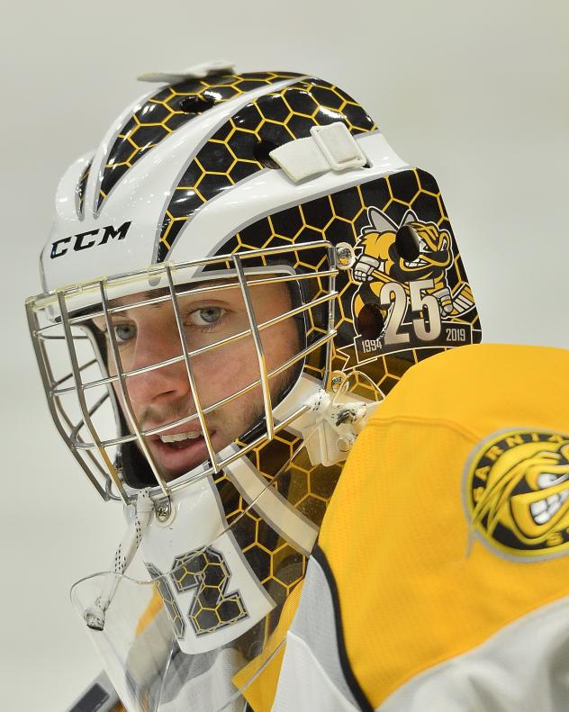 Sarnia Sting goaltender Cameron Lamour